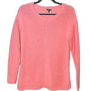 TALBOTS coral knit sweater